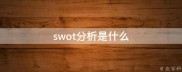 swot剖析是什么意思啊