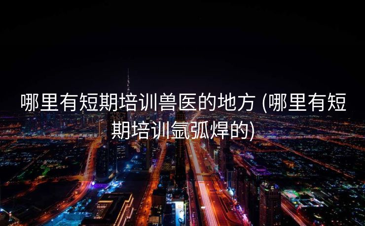 哪里有短期培训兽医的地方 (哪里有短期培训氩弧焊的)
