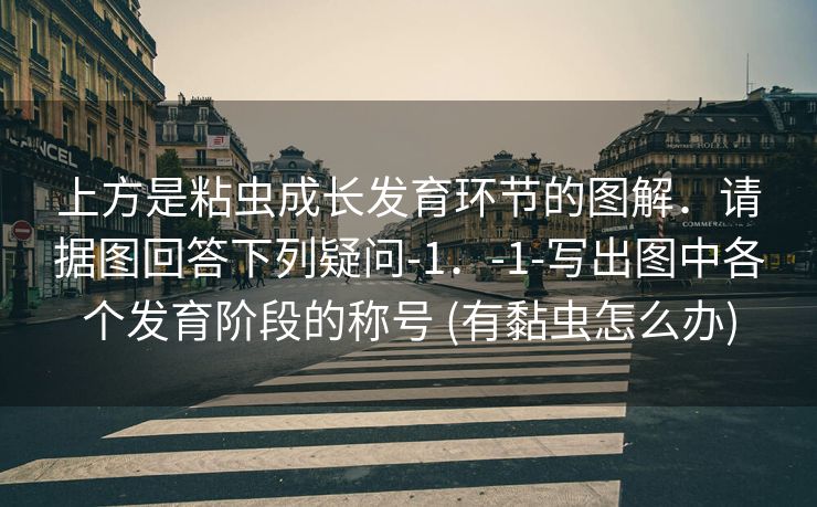 上方是粘虫成长发育环节的图解．请据图回答下列疑问-1．-1-写出图中各个发育阶段的称号 (有黏虫怎么办)