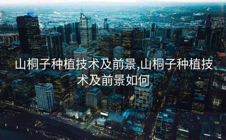 山桐子种植技术及前景,山桐子种植技术及前景如何