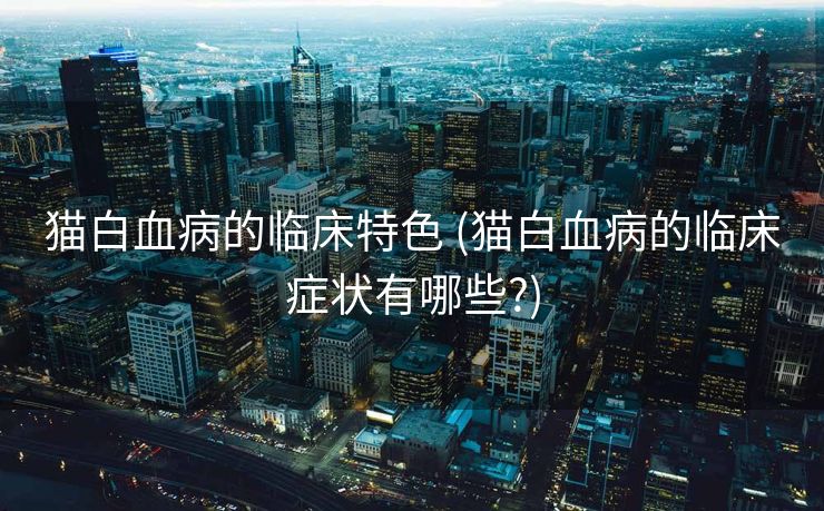 猫白血病的临床特色 (猫白血病的临床症状有哪些?)