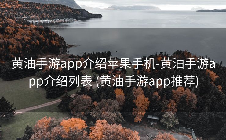黄油手游app介绍苹果手机-黄油手游app介绍列表 (黄油手游app推荐)