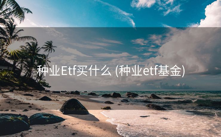 种业Etf买什么 (种业etf基金)