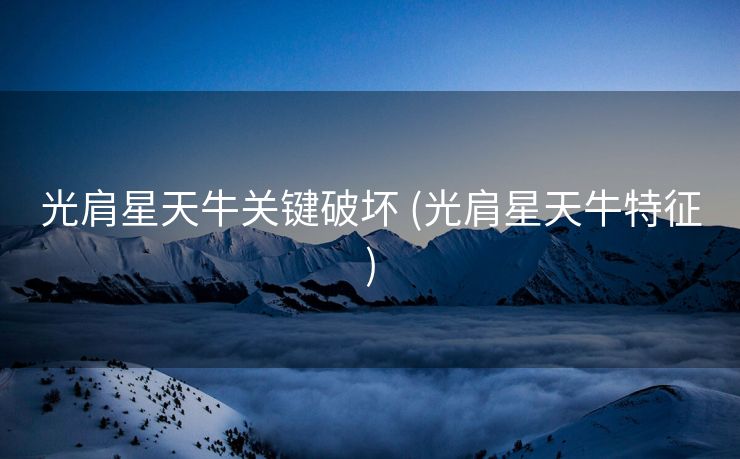 光肩星天牛关键破坏 (光肩星天牛特征)