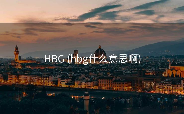 HBG (hbg什么意思啊)