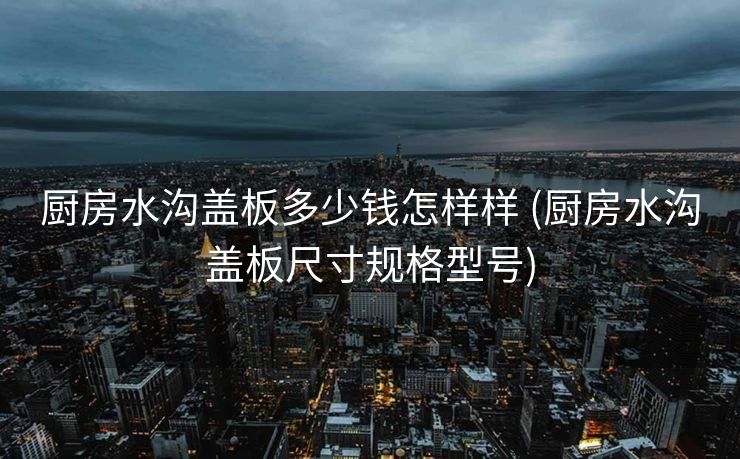 厨房水沟盖板多少钱怎样样 (厨房水沟盖板尺寸规格型号)