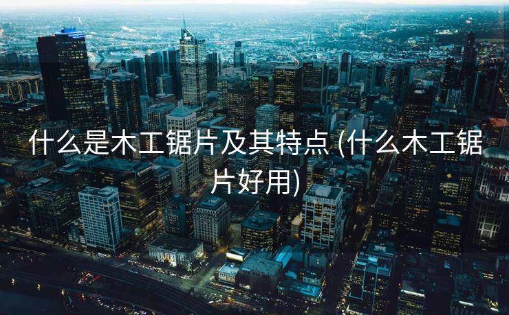 什么是木工锯片及其特点 (什么木工锯片好用)